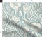 Blue Wildflowers Cream Floral Pastel Block Print Spring Flowers Cottagecore Custom Printed Fabric by Spoonflower Various Fabrics by the Yard or Fat Quarter